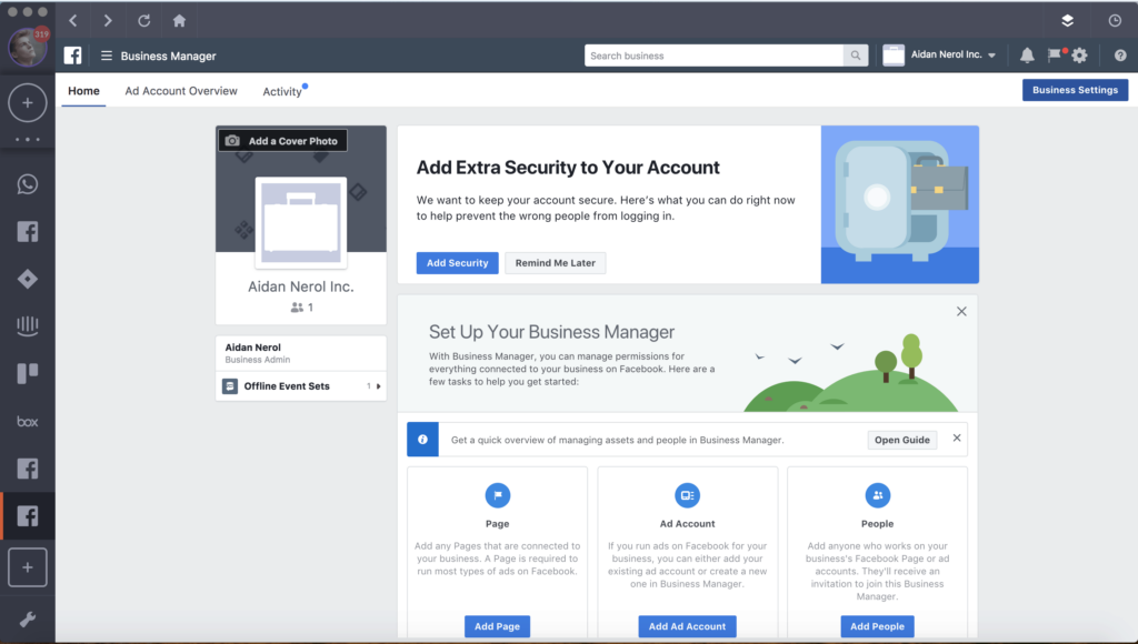 Как подтвердить компанию в Business Manager Facebook