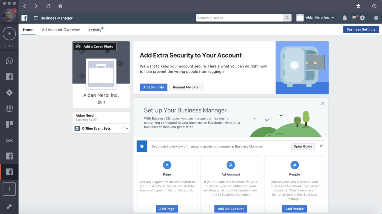 Как подтвердить компанию в Business Manager Facebook
