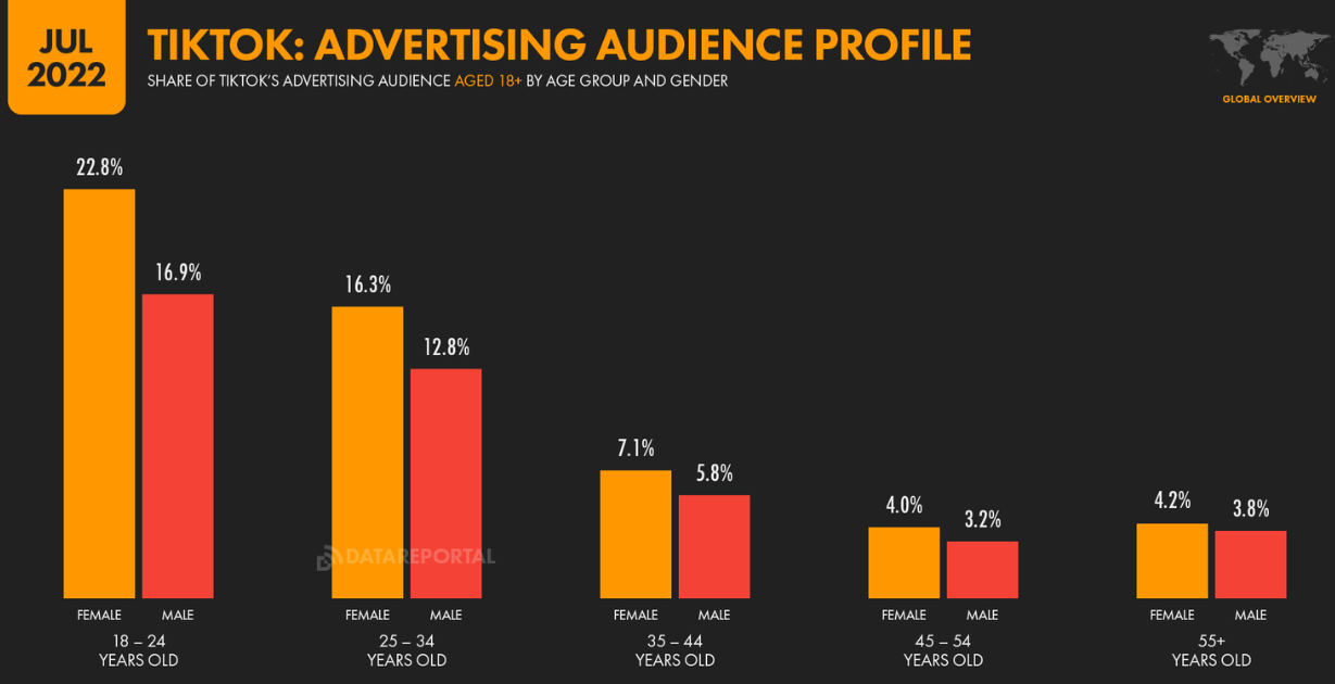 Сравнение источников. Статистика тиктока 2022. Ads tik Tok Facebook. A decade in Digital 2022 datareportal.