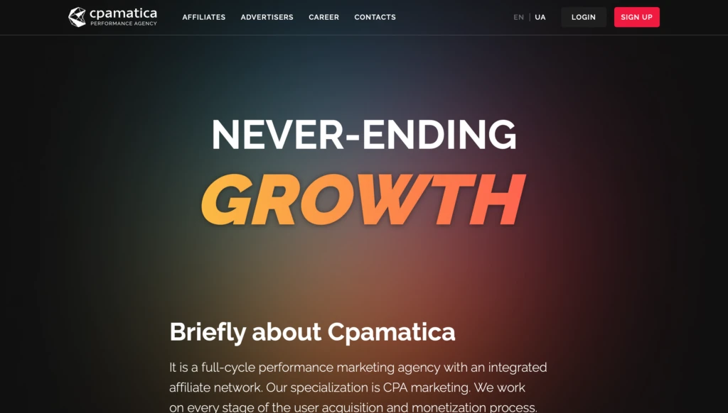 cpamatica партнерская программа