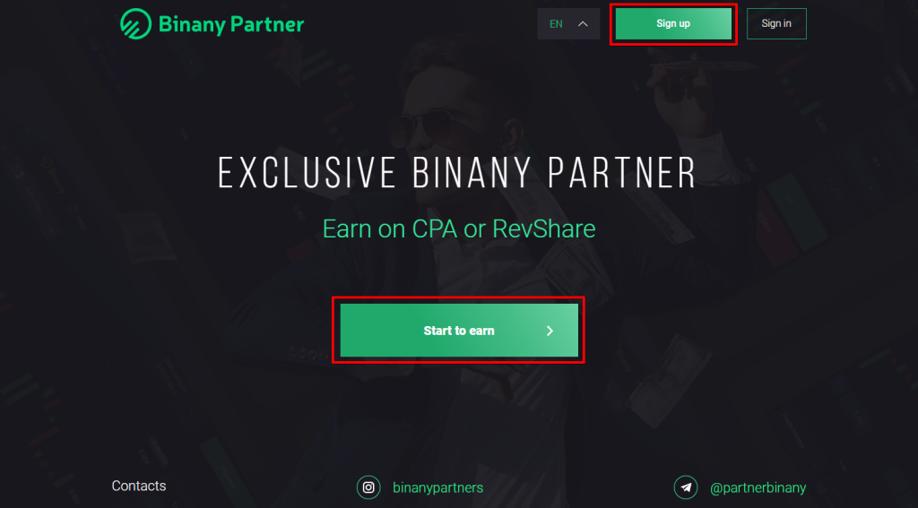 Обзор Binany Partner — надежная партнерка в форексе и бинарных опционах