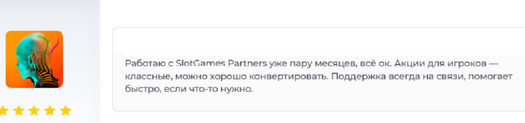 Обзор SlotGames Partners: 5 офферов от прямого рекла, до 80% по RevShare и автоматические выплаты