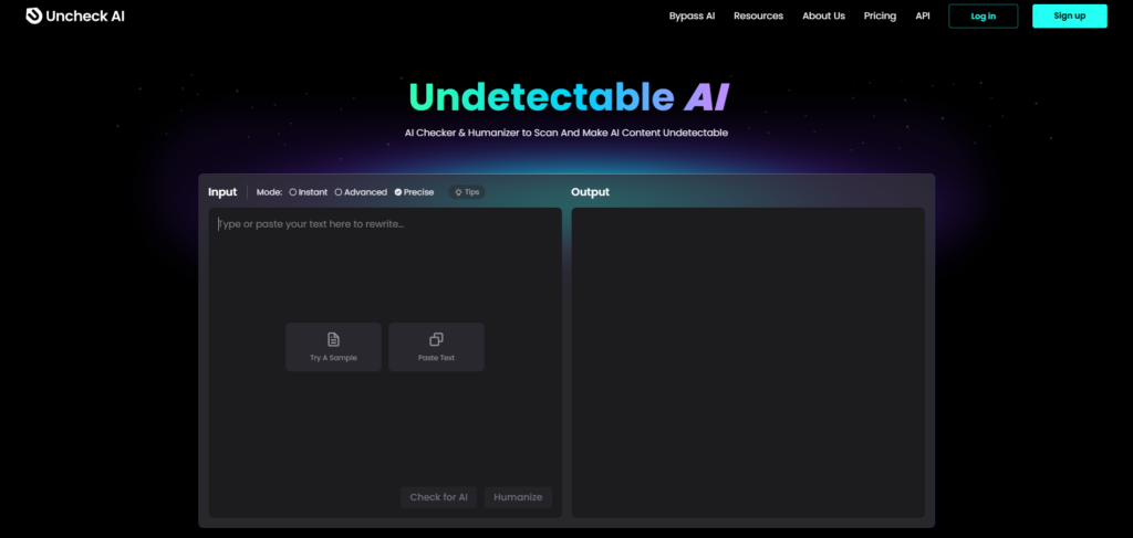 Uncheck AI