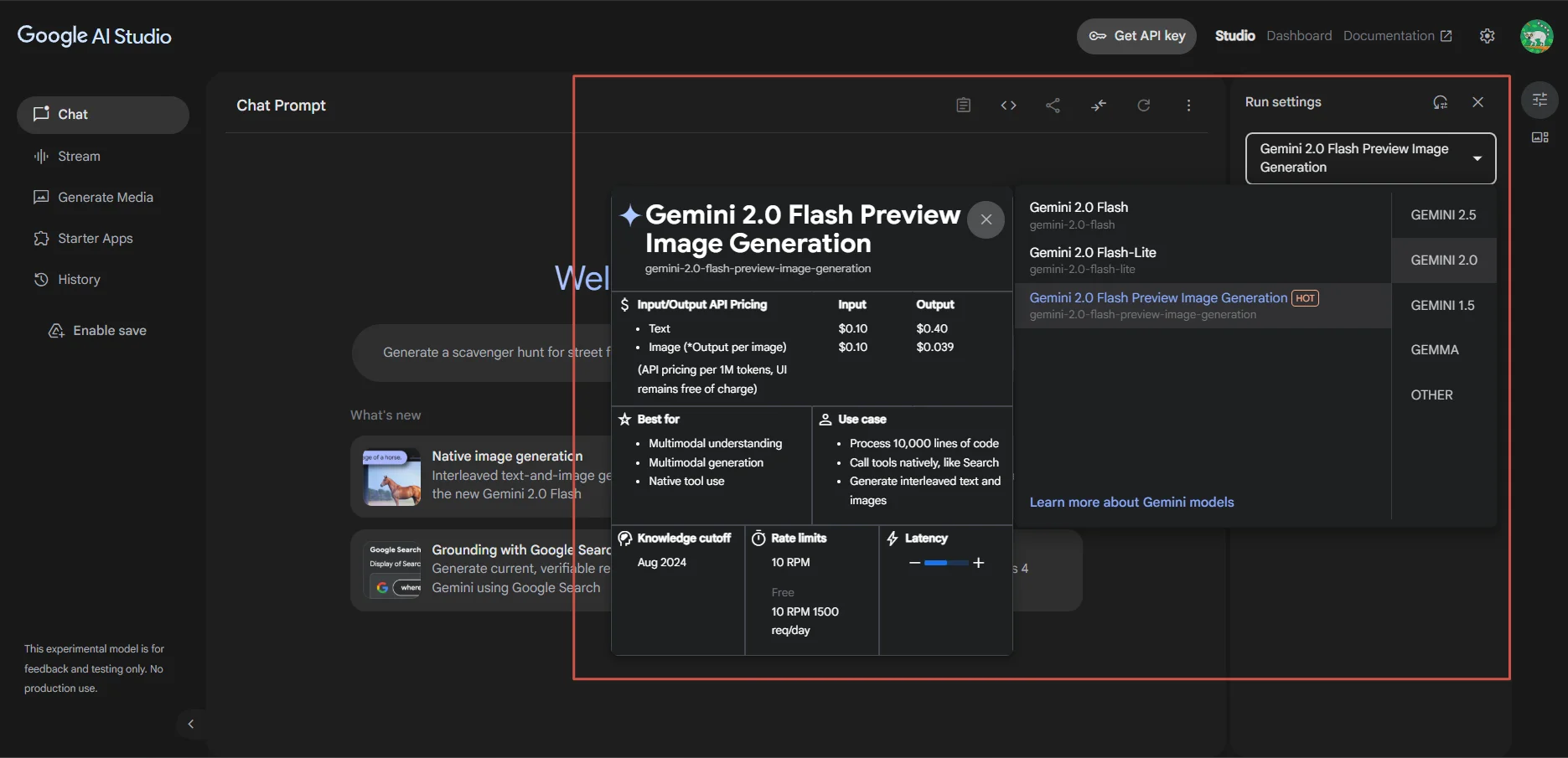 Google AI Studio