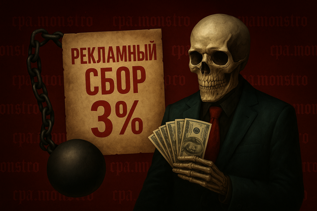 Рекламный сбор 3% с 1 апреля 2025
