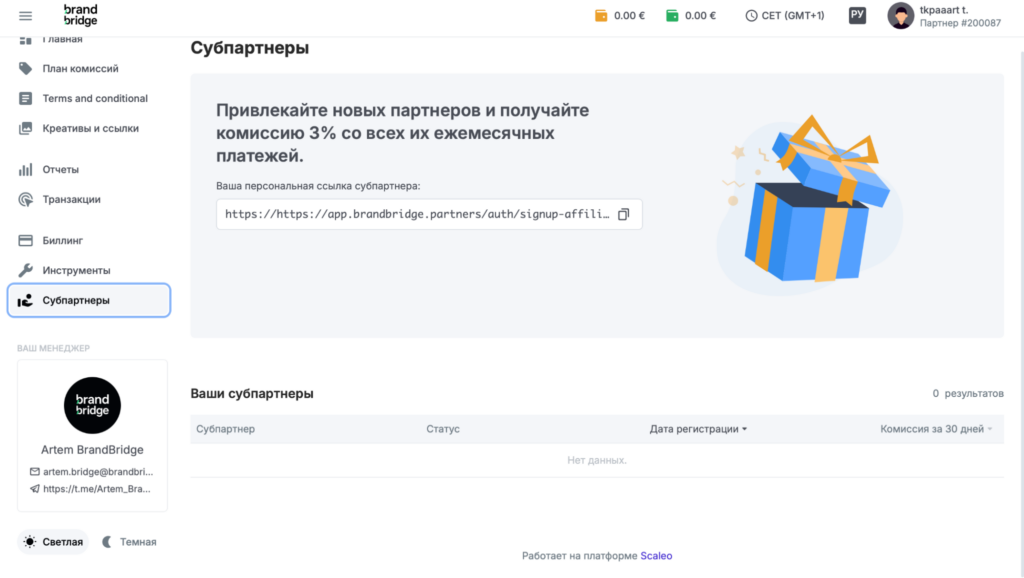 Обзор Brand Bridge: in-house офферы, отсутствие лимита по капам и лояльность к новичкам