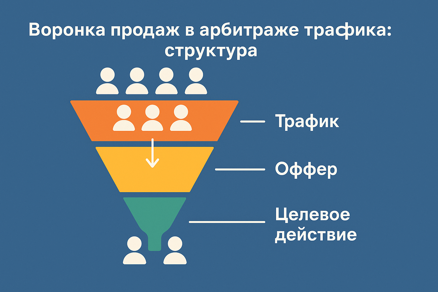 Структура воронки продаж