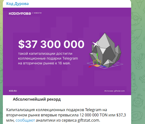 Виртуальная лягушка за реальные $5 300: что такое подарки в Telegram и как на них заработать