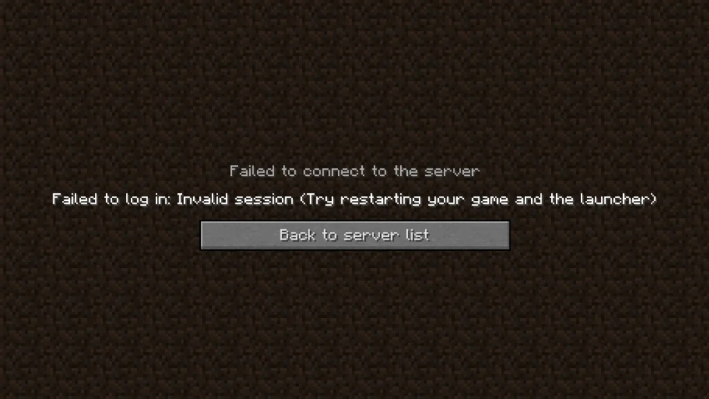 Ошибка «Не удалось проверить имя пользователя» в Aternos и Minecraft: простое решение