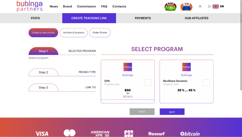 Обзор Bubinga Partners: прямой рекламодатель по бинарным опционам и ставкам по CPA до $300