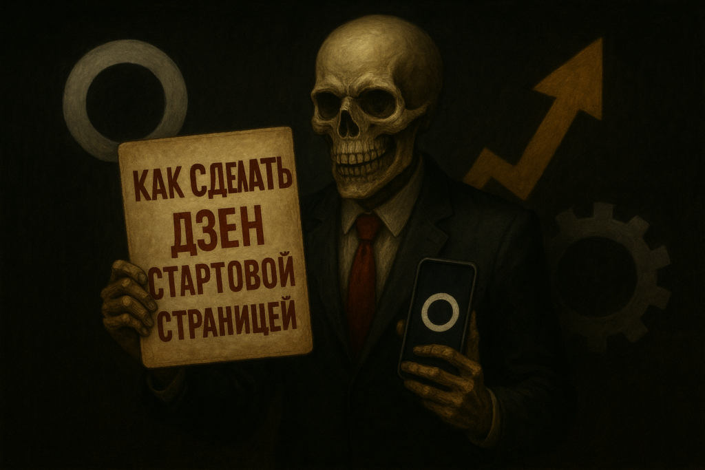 Как сделать Дзен стартовой страницей: инструкция 2025 года