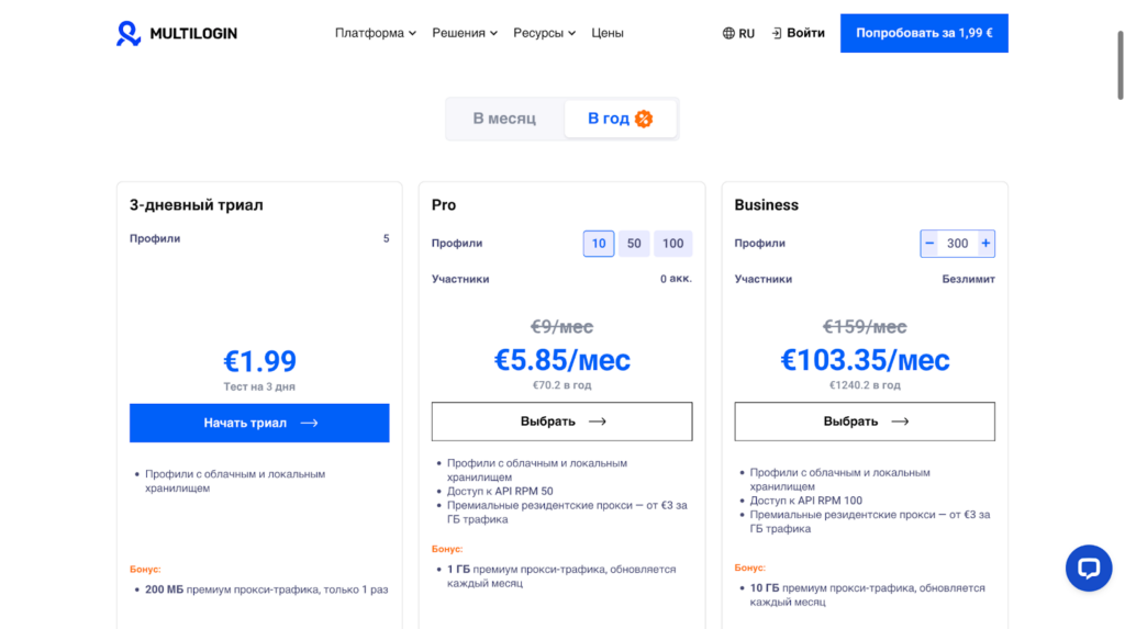 Обзор MultiLogin: максимальная защита от детекта, командные возможности и встроенные резидентские прокси