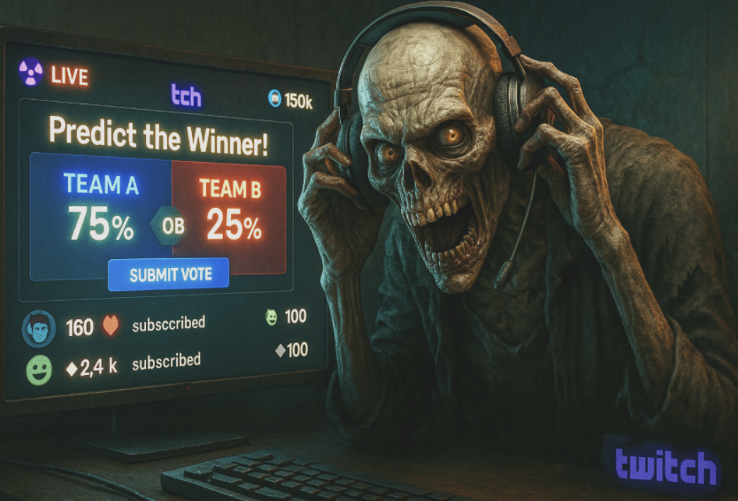 Twitch превращает прогнозы в ставки на реальные деньги: как стримеры вовлекают аудиторию