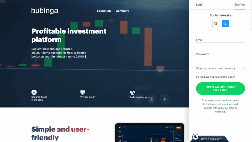 Обзор Bubinga Partners: прямой рекламодатель по бинарным опционам и ставкам по CPA до $300