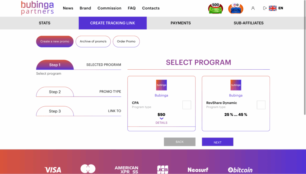 Обзор Bubinga Partners: прямой рекламодатель по бинарным опционам и ставкам по CPA до $300