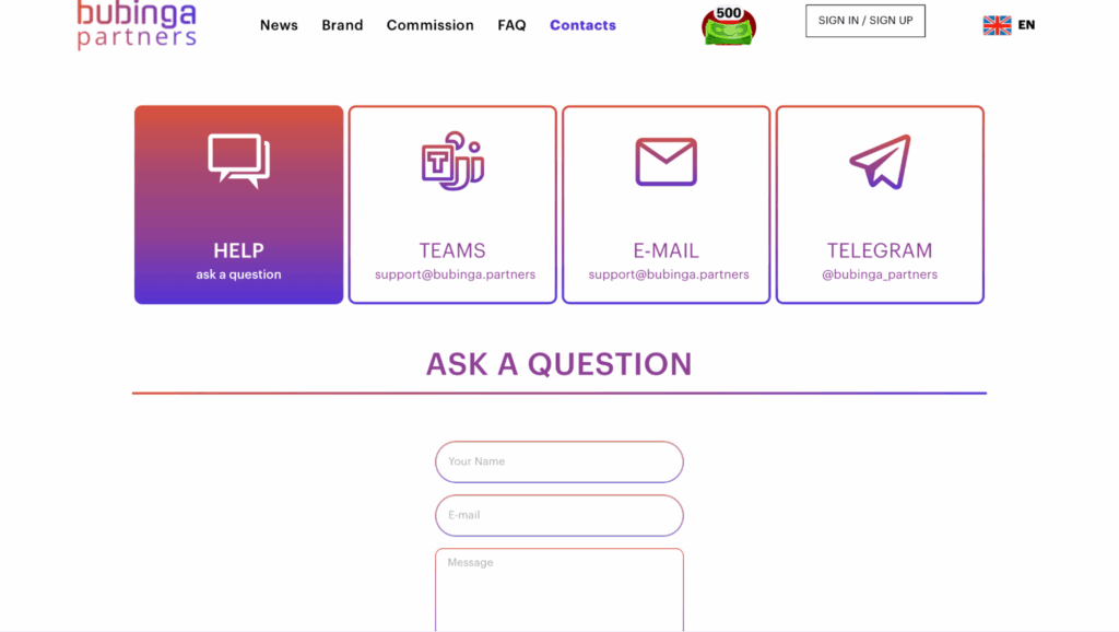 Обзор Bubinga Partners: прямой рекламодатель по бинарным опционам и ставкам по CPA до $300