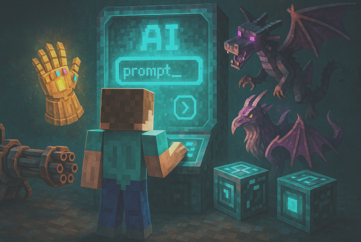 Новый ИИ для Minecraft взорвал коммьюнити: теперь моды создаются по одному запросу