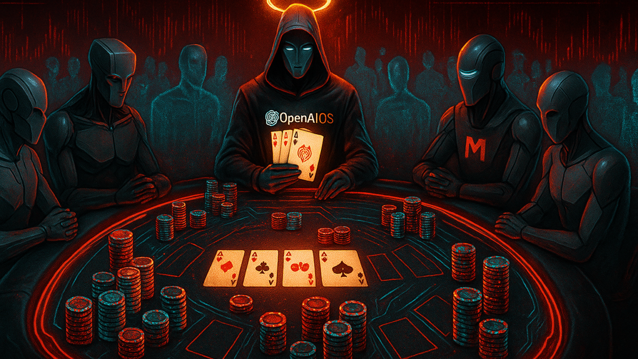 «All-in по-умному»: бот OpenAI победил в первом ИИ-турнире по покеру