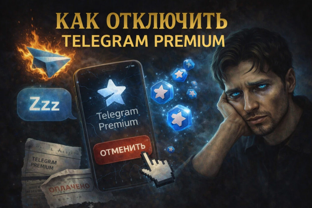 Как отключить Telegram Premium за минуту
