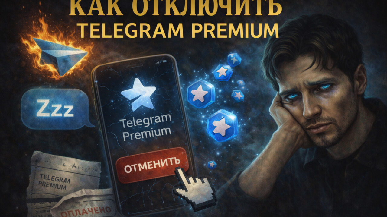 Как отключить Telegram Premium за минуту