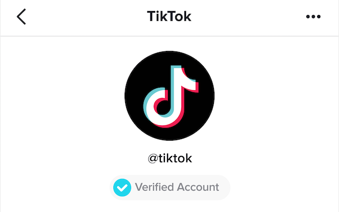 галочка у аккаунта тиктока