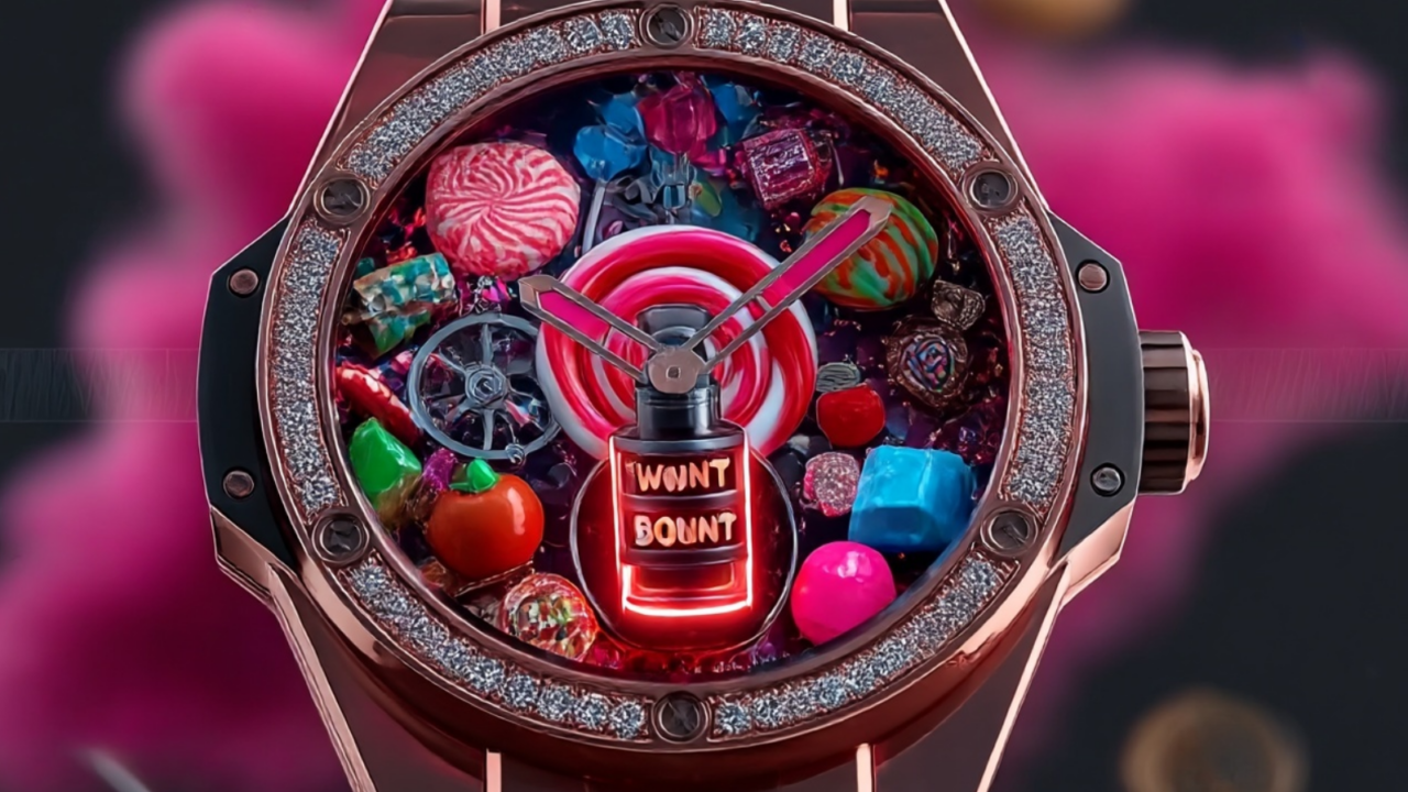 Тяжелый люкс для лудоманов: как выглядят часы Sweet Bonanza за $3 000 000+