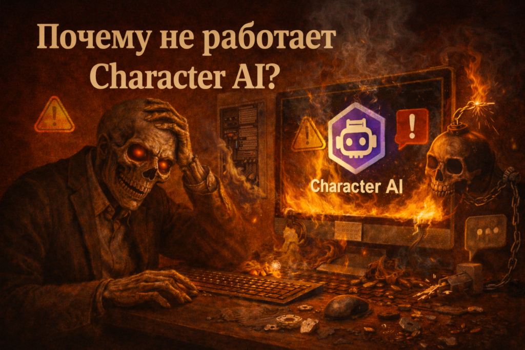 Character.ai снова «упал» и не работает: причины сбоя, что делать