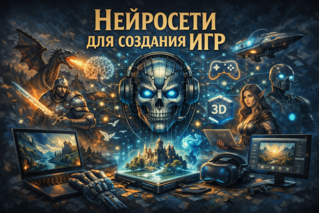 Как сделать свою игру и не выгореть: 9 продвинутых нейросетей