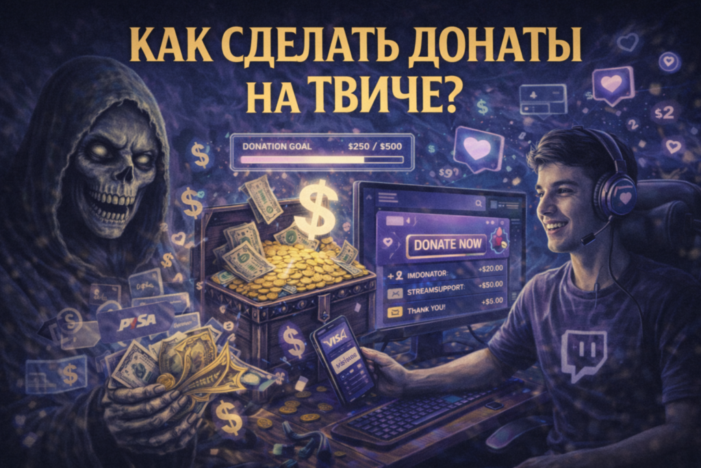 Как настроить донаты на Twitch в России в 2026 и какую платформу выбрать?