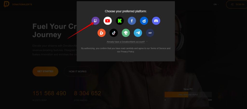 Как настроить донаты на Twitch в России в 2026 и какую платформу выбрать?