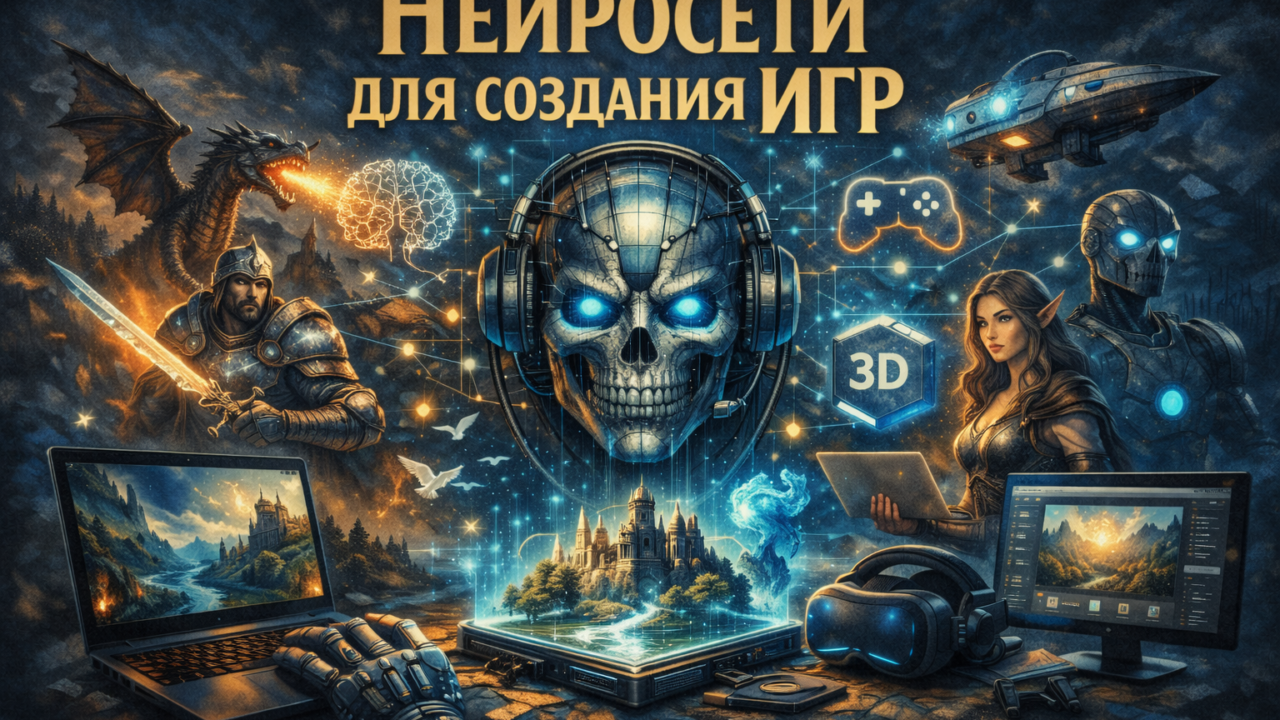 Как сделать свою игру и не выгореть: 9 продвинутых нейросетей