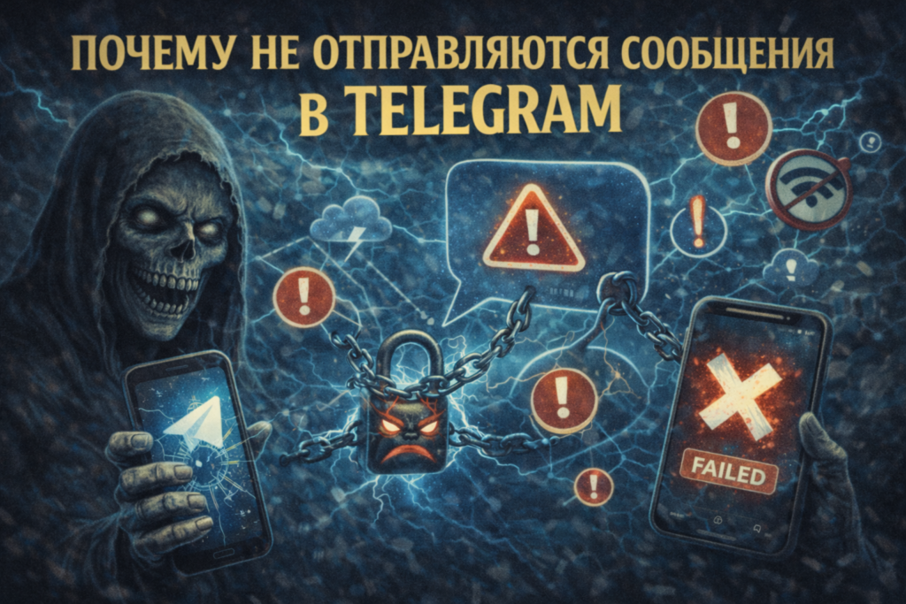 Не отправляются сообщения в Телеграм: как восстановить эту функцию мессенджера?