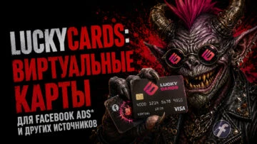 LuckyCards: виртуальные карты для Facebook Ads* и других источников