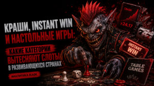 Краши, instant win и настольные игры: какие категории вытесняют слоты в развивающихся странах: аналитика Blask 