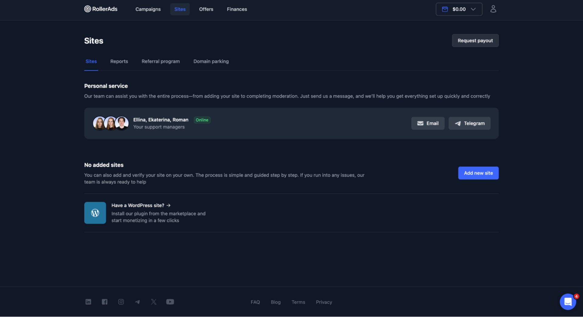 Обзор RollerAds: готовые пресеты трафика, встроенный спай и собственная CPA-сеть