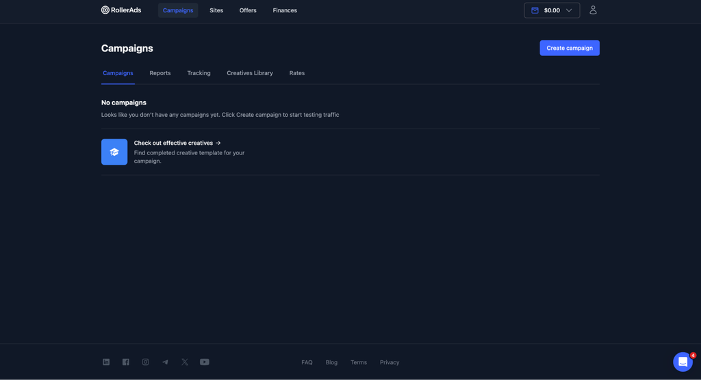 Обзор RollerAds: готовые пресеты трафика, встроенный спай и собственная CPA-сеть