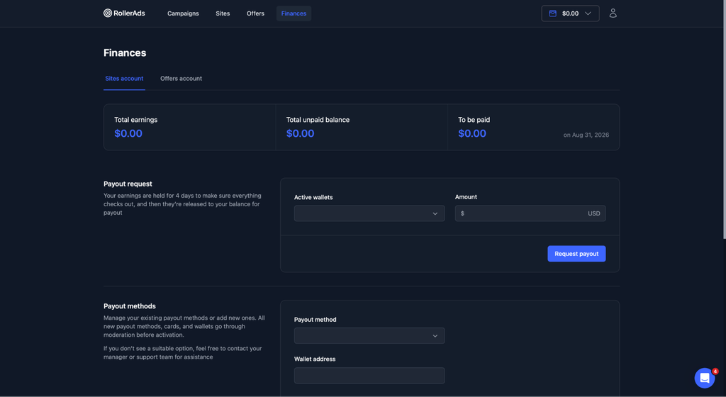 Обзор RollerAds: готовые пресеты трафика, встроенный спай и собственная CPA-сеть