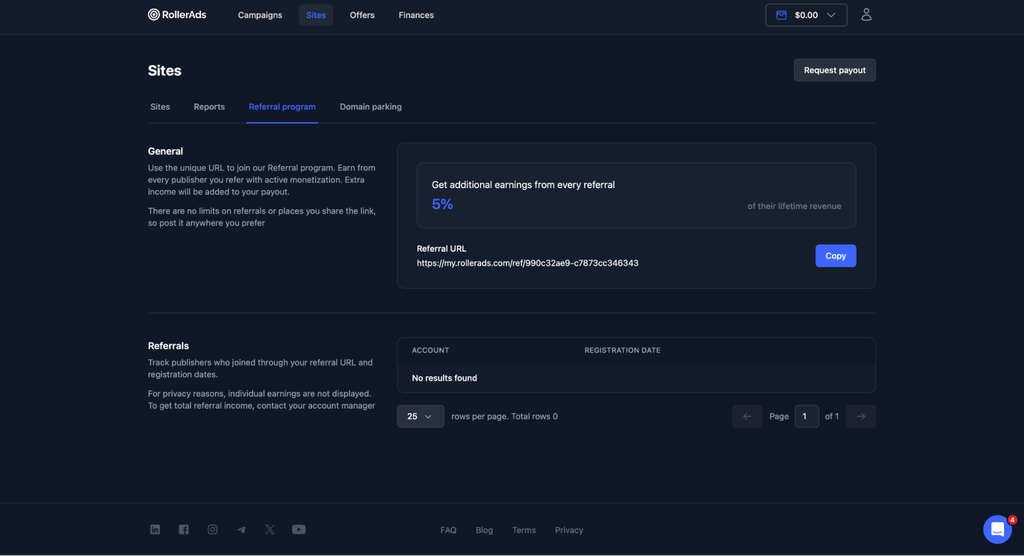Обзор RollerAds: готовые пресеты трафика, встроенный спай и собственная CPA-сеть