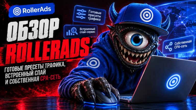 Обзор RollerAds: готовые пресеты трафика, встроенный спай и собственная CPA-сеть